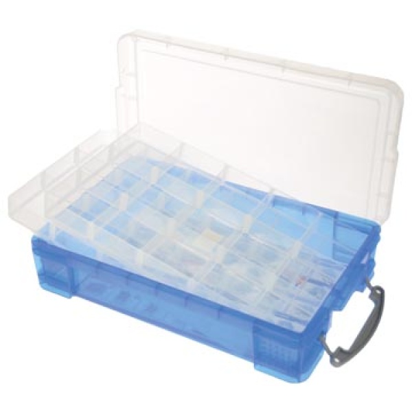 ub4ldb ub4l ub4ld box curver really rub useful boxen doos dozen opbergbox opbergdoos blauw 4 liter 2 dividers transparant opbergdozen 224257 6901537 7117515 4tb+div2c -000240 5060024803068 5060024803686 4 liter 395 x 255 x 88 mm 348 x 220 x 68 mm