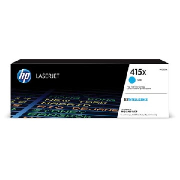 w2031x w203 w2031 hewlett hp packard drum inkt printertoner printertoners printtoner printtoners toner toners 415x 6 000 pagina's oem cyaan 364631 3431617 192018046399 hp 415x hp415x