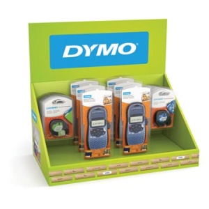 2012230 2012 20122 201223 dymo display reclamebord letratag 100h toonbankdisplay toestellen tapes 26 stuks 2145831