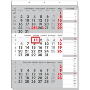 330231 3302 33023 merkloos agenda kalender kalenders 2023 driemaandskalender compact notes 5400669013215 5400669000253