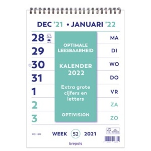 895902 8959 89590 brepols agenda kalender kalenders optivision nederlandstalig 2023 1 895 9900 00 4 0